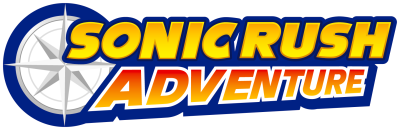 Sonic Rush title screen for Nintendo DS